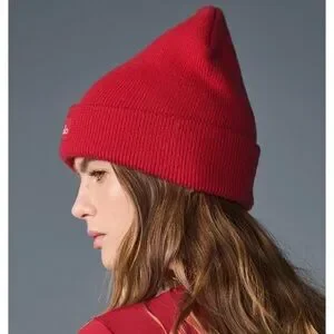 ALO Yoga | Accessories | Alo Everyday Beanie Nwt Bold Red  display picture 2
